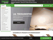 Tablet Screenshot of de.traconelectric.com